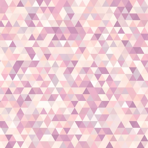 Resumo fundo composto por pequenos triângulos brancos, rosa, ilustração vetorial — Vetor de Stock