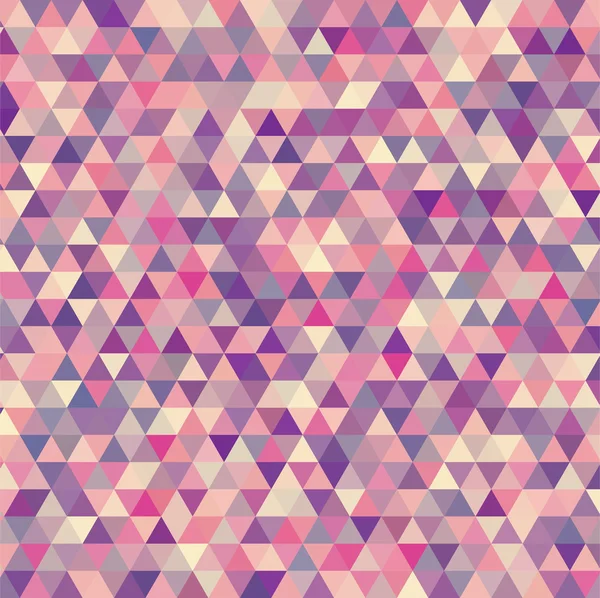 Resumo fundo composto por pequenos triângulos rosa, roxo, amarelo, ilustração vetorial — Vetor de Stock