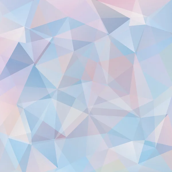 Sfondo astratto costituito da azzurro, triangoli rosa, illustrazione vettoriale — Vettoriale Stock