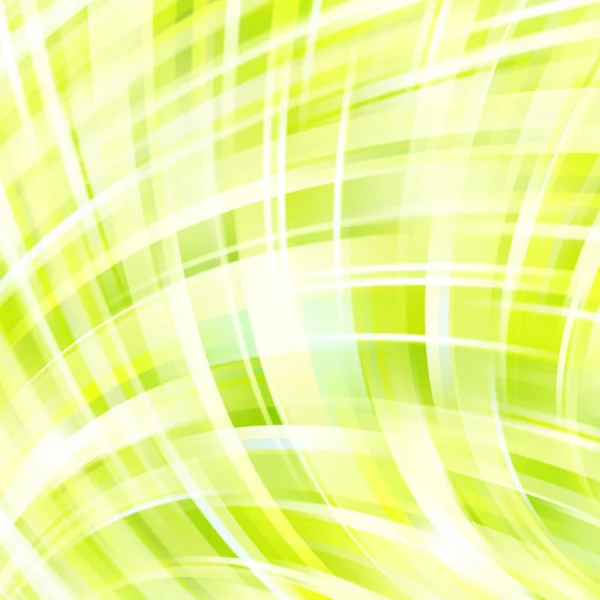 Fond de lignes lumineuses lisses colorées. Des couleurs vertes et blanches. Illustration vectorielle — Image vectorielle
