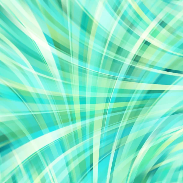 Fond de lignes lumineuses lisses colorées. Vert, couleurs blanches . — Image vectorielle