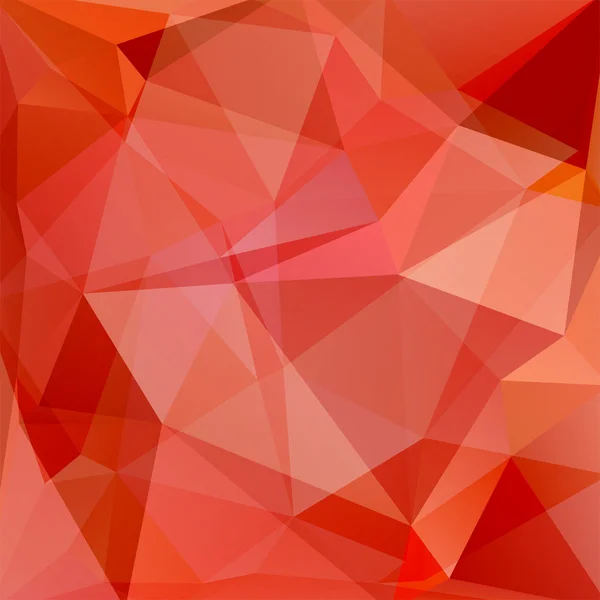 Fondo abstracto formado por triángulos rojos, ilustración vectorial — Archivo Imágenes Vectoriales