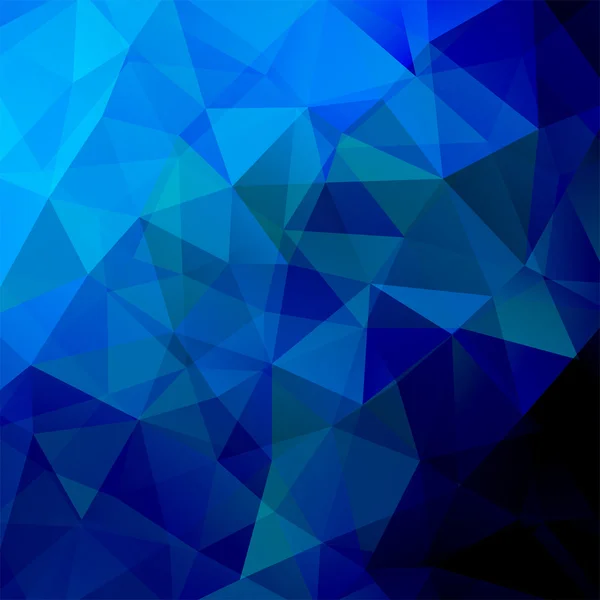 Абстрактный фон, состоящий из темно-синих треугольников — стоковый вектор