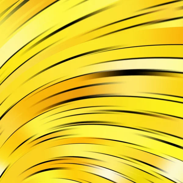 抽象的黄色曲线背景 — 图库矢量图片