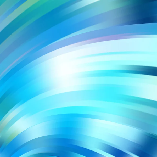 Moderne blaue glatte Hintergrundabstraktion mit Woosh-Welle. — Stockvektor