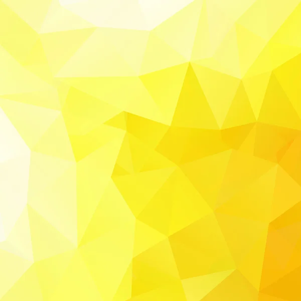 Fond abstrait composé de triangles jaunes et orange — Image vectorielle