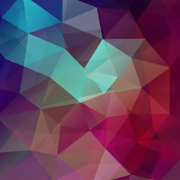 Abstrakter Hintergrund bestehend aus lila, blauen, braunen Dreiecken — Stockvektor