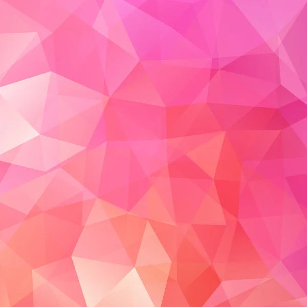 Abstrakt bakgrund som består av rosa trianglar, vektor illustration — Stock vektor