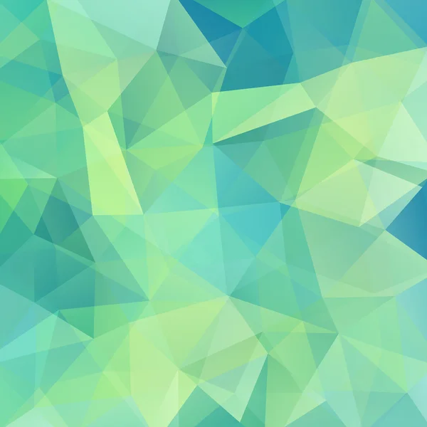 Fondo abstracto formado por triángulos verdes claros — Vector de stock