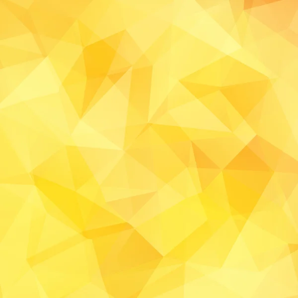Abstrakter Hintergrund bestehend aus gelben Dreiecken — Stockvektor