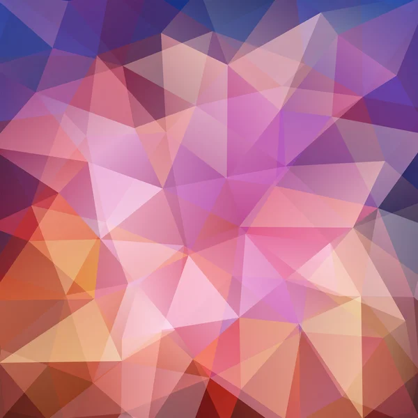 Abstract background consisting of pink, brown, purple triangles — Stock Vector