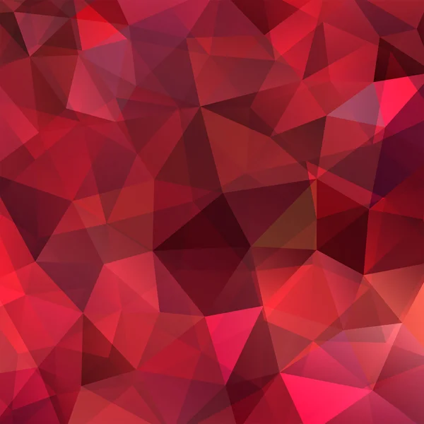 Abstrakter Hintergrund bestehend aus roten Dreiecken, Vektorillustration — Stockvektor