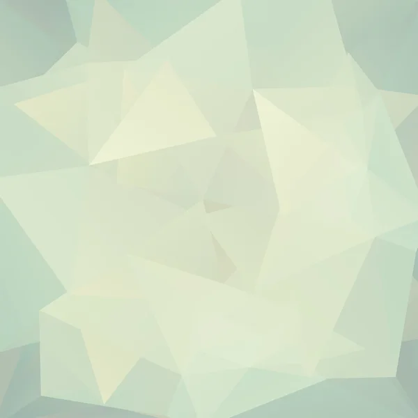 Abstract background consisting of light green triangles, vector illustration — Stock vektor