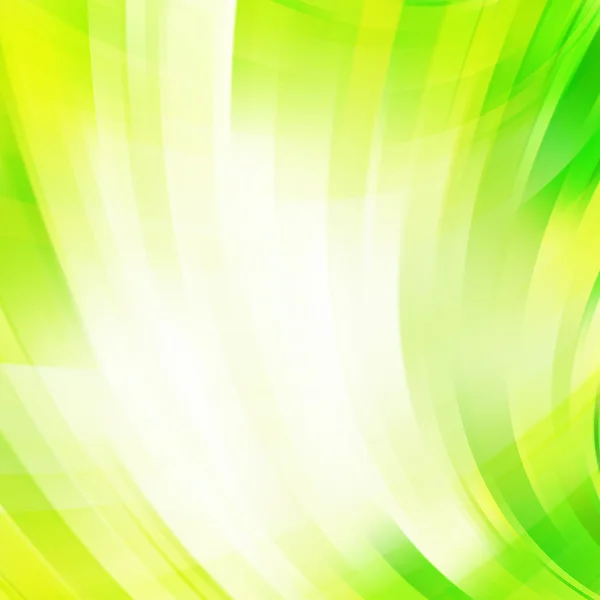 Colorful smooth light lines background. White, yellow, green colors. Vector illustration — Wektor stockowy