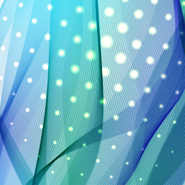Glatte helle Linien Hintergrund. blaue, grüne Farben. Vektorillustration — Stockvektor