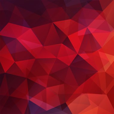 abstract background consisting of dark red triangles, vector illustration