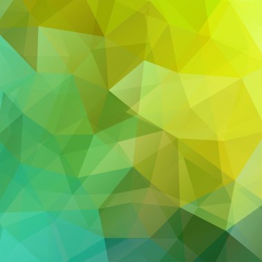 arka plan yeşil üçgenler, vektör çizim oluşan