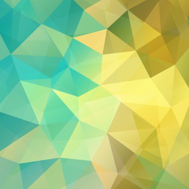 yeşil, sarı üçgen oluşan arka plan