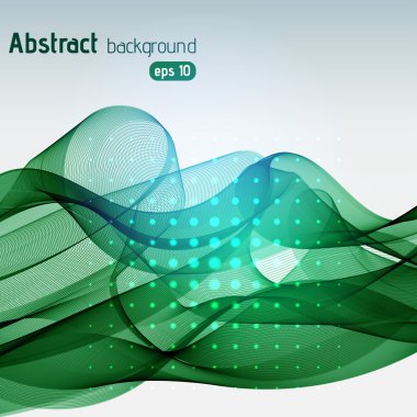 Düzgün çizgili ışık arka plan. Yeşil, mavi renklerini