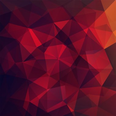 abstract background consisting of dark red triangles, vector illustration