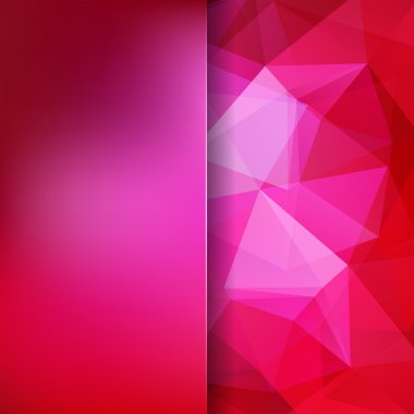 Soyut mozaik arka plan. Üçgen geometrik arka plan. Tasarım öğeleri. Vektör çizim