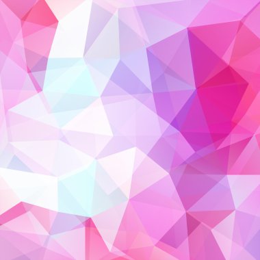 abstract background consisting of pink, white triangles, vector illustration