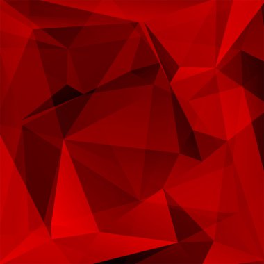 abstract background consisting of dark red triangles, vector illustration