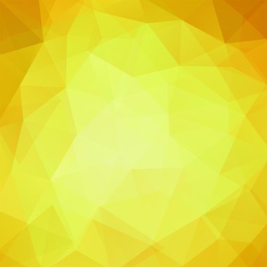 Sarı Üçgen, vektör çizim oluşan arka plan