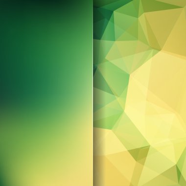 Background made of triangles. Square composition with geometric shapes.