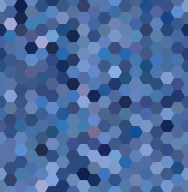 Background made of hexagons. Seamless background. Square composition with geometric shapes