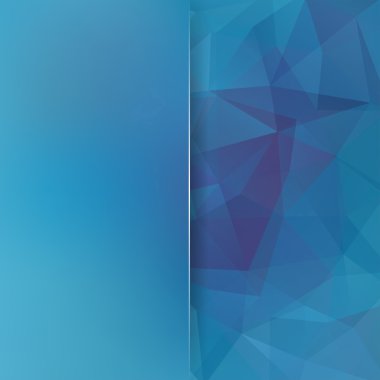 Üçgen oluşan arka plan. İş sunumları veya web şablonu afiş afiş için geometrik tasarım. Vektör çizim