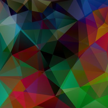 Arka plan üçgen yaptı. Geometrik şekiller ile kare kompozisyon. EPS 10