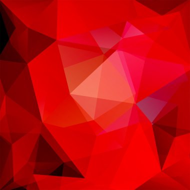 Soyut geometrik tarzı kırmızı arka plan. Kırmızı iş geçmişi vektör çizim