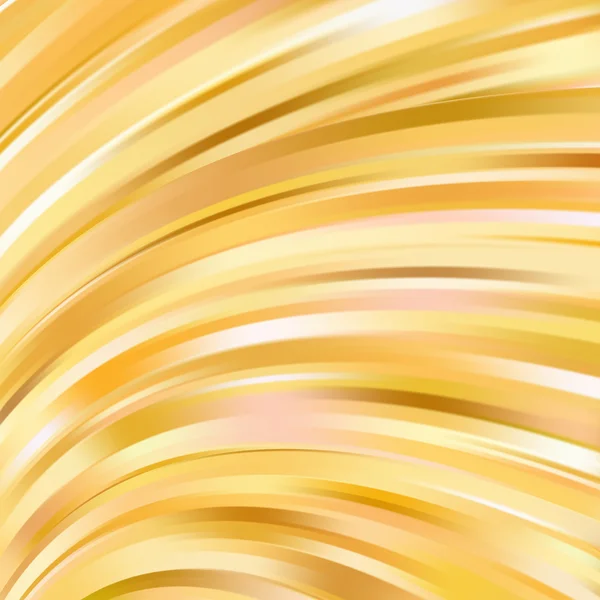 Smooth light lines background. Yellow, beige colors. Vector illustration — ストックベクタ