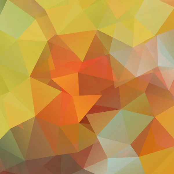 Абстрактный фон, состоящий из желтых, оранжевых треугольников — стоковый вектор