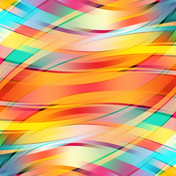 Coloridas líneas de luz lisa de fondo. Color arco iris. Vector — Archivo Imágenes Vectoriales