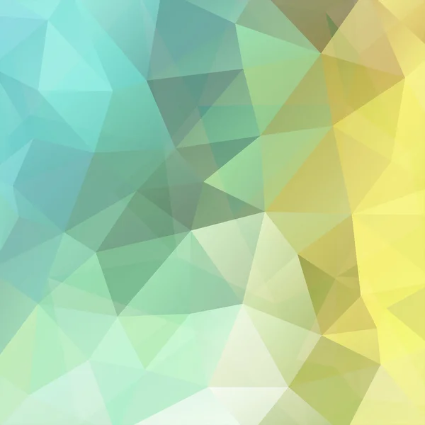 Abstract background consisting of green, blue, yellow triangles — Wektor stockowy