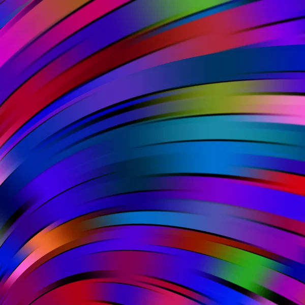 Colorful smooth light lines background. Blue, red, green colors. Vector illustration — Stockvector