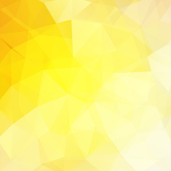 абстрактный фон, состоящий из желтых треугольников, векторная иллюстрация
