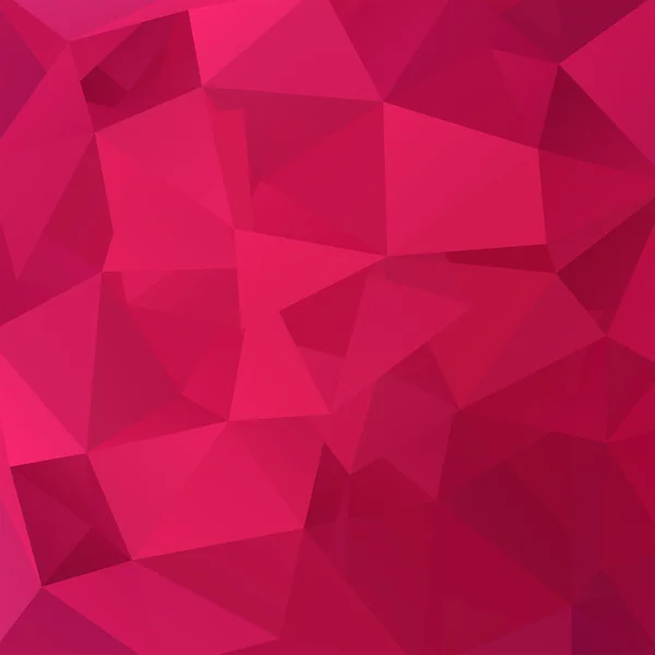 Sfondo astratto costituito da rosa, triangoli rossi, illustrazione vettoriale — Vettoriale Stock