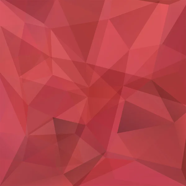 Abstracte achtergrond bestaande uit rood, bruin driehoeken, vectorillustratie — Stockvector