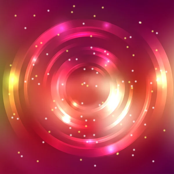 Fondo abstracto con círculo colorido. Rojo, rosa, marrón — Vector de stock