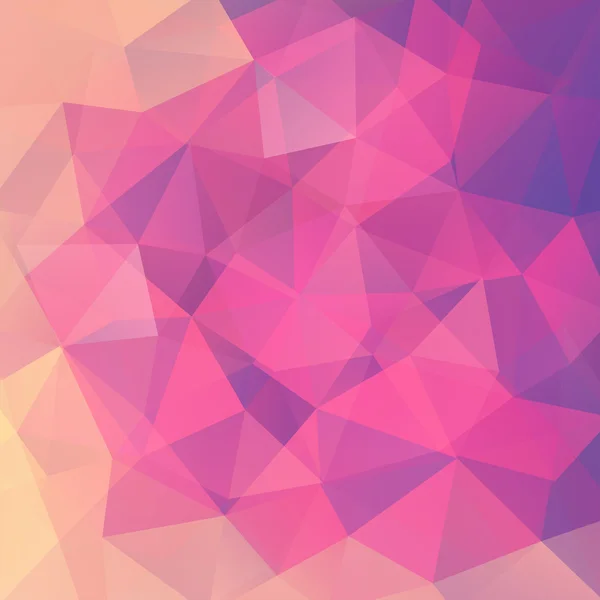 Fond abstrait composé de rose, violet, triangles orange, illustration vectorielle — Image vectorielle