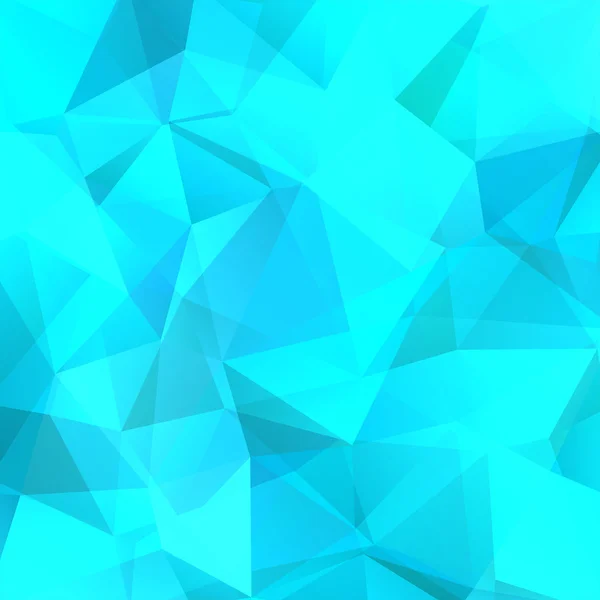 Fondo abstracto formado por triángulos azules, ilustración vectorial — Vector de stock