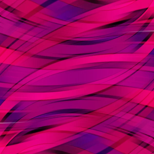 Pink smooth light lines background. Vector illustration — ストックベクタ