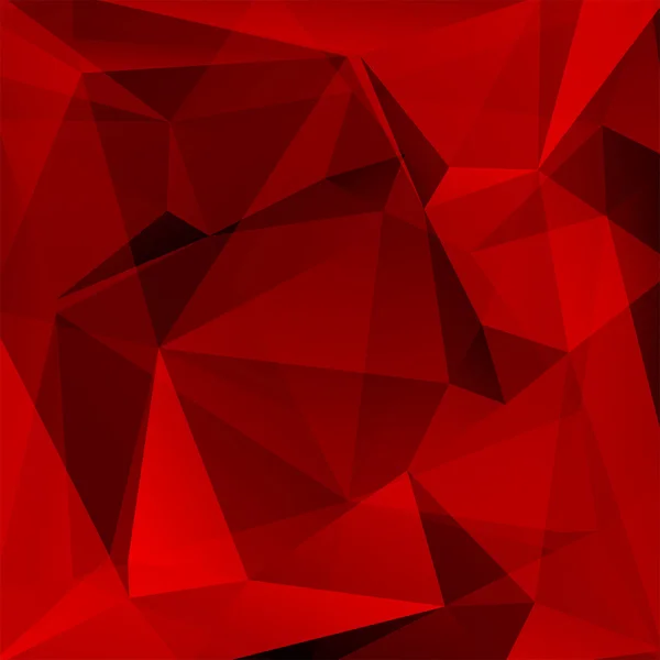Abstrakter Hintergrund bestehend aus dunkelroten Dreiecken, Vektorillustration — Stockvektor