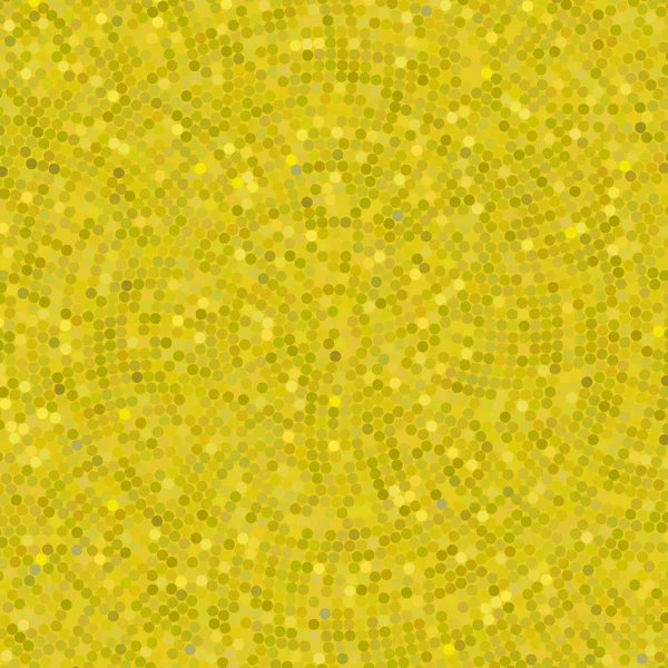 Fond simple composé de petits cercles jaunes, illustration vectorielle — Image vectorielle