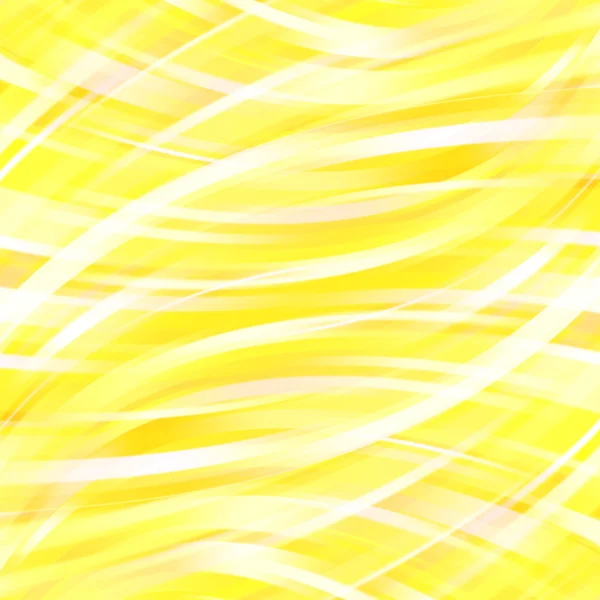 Абстрактный желтый фон с гладкими линиями. Желтый, белый цвет. Цветные волны, узор, искусство, технологии обои, технологический фон. Векторная иллюстрация — стоковый вектор