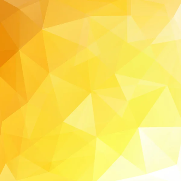 Abstract polygonal vector background. Yellow, white, orange colors. Colorful geometric vector illustration. Creative design template. — Stockový vektor