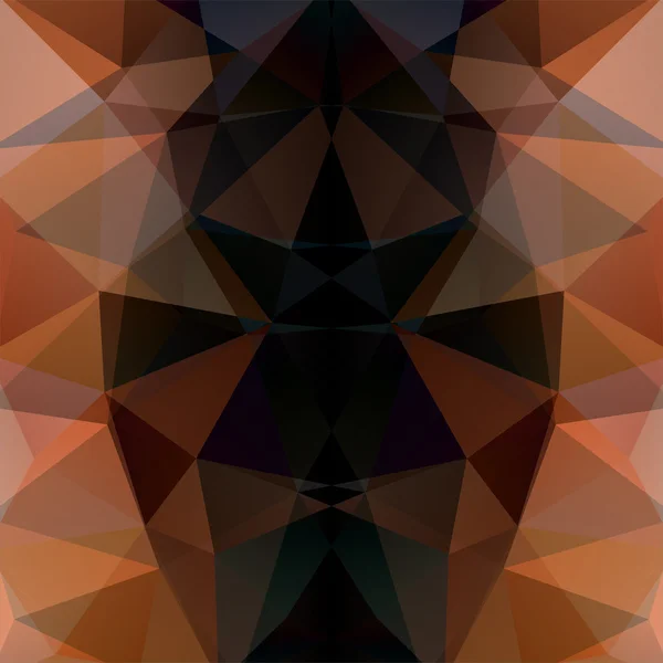 Background of geometric shapes. brown, black colors. Dark mosaic pattern. Vector EPS 10. Vector illustration — Stockvector